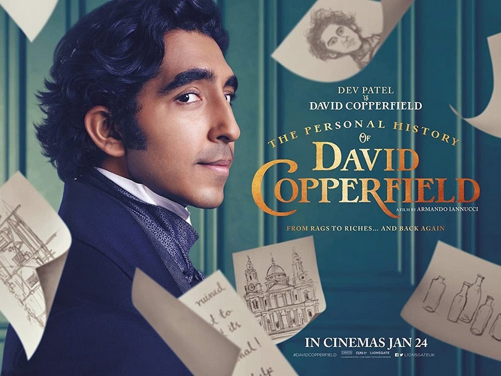 دو پتل در پوستر فیلم سینمایی «تاریخچه شخصی دیوید کاپرفیلد» (The Personal History of David Copperfield)